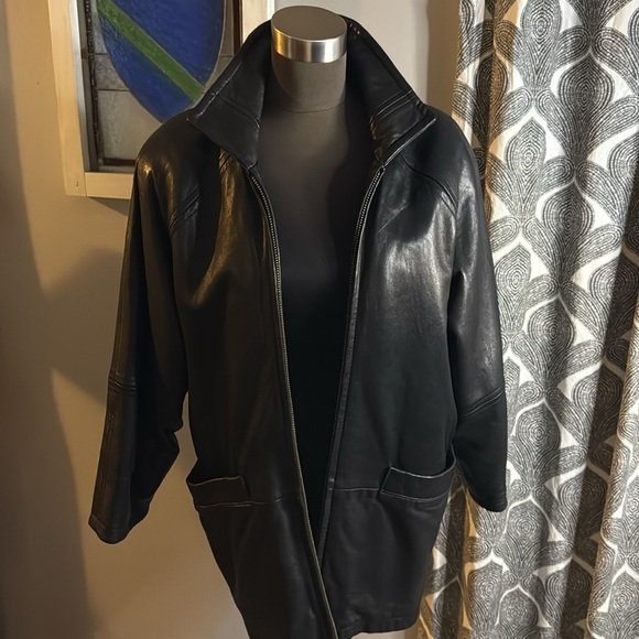 Andrew Marc Leather Jacket With Removable Fur Vest Lining- 2 Jackets in 1 - Picture 12 of 16
